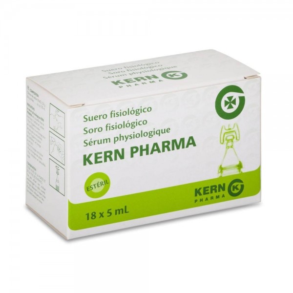 suero fisiologico kern pharma 5ml x 18 monodosis
