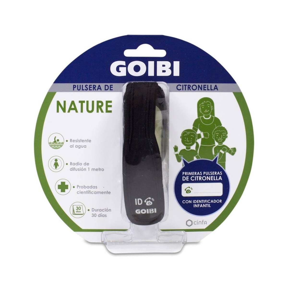 goibi nature pulsera de citronella negra