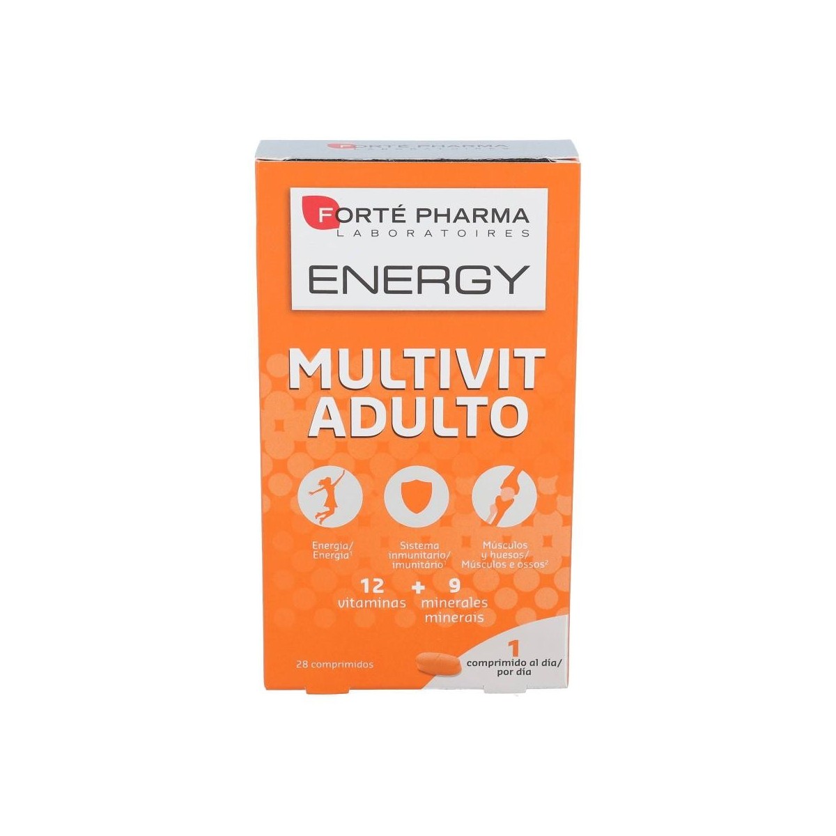 energy multivit adulto forte pharma 28 comprimidos