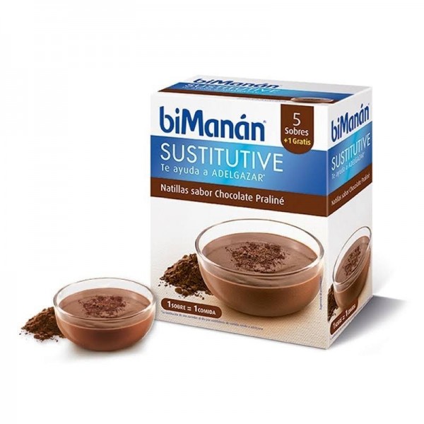 bimanan natillas chocolate 5 sobres