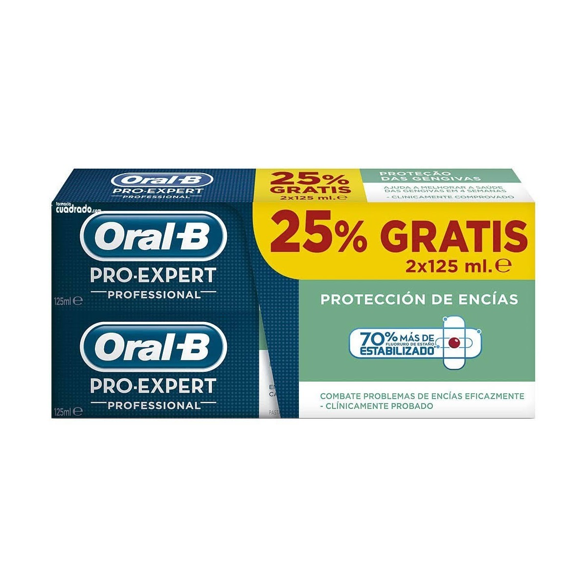 oral b pro expert pasta proteccion encias 125 ml