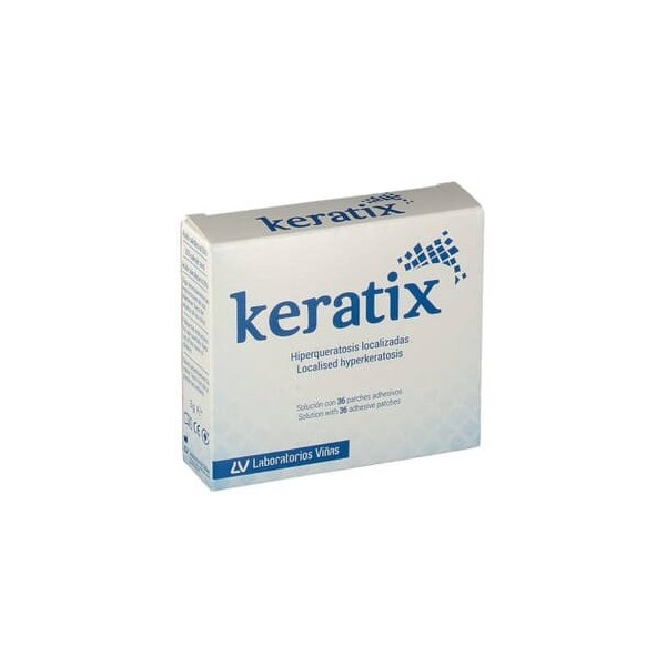 keratix solucion 3 gr 36 parches adhesivos