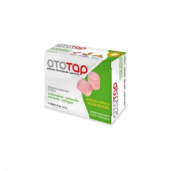 tapones oidos oto tap silicona 6 u