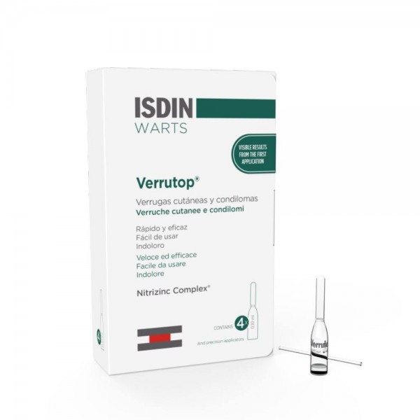isdin warts verrutop 4 ampollas
