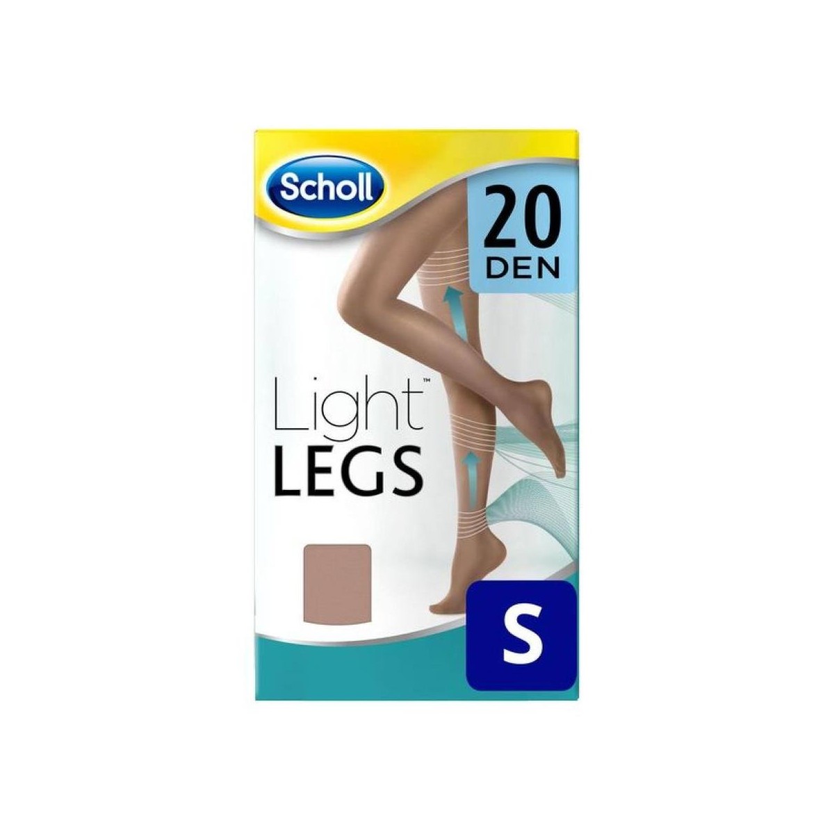 scholl medias compresion 20 den carne s