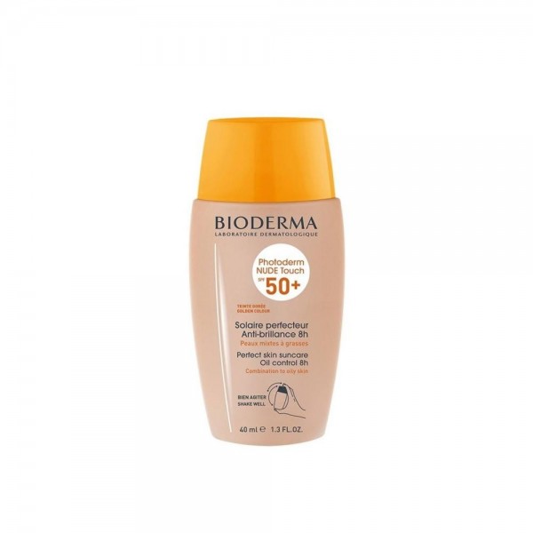 bioderma photoderm nude touch spf50 dorado 40 ml