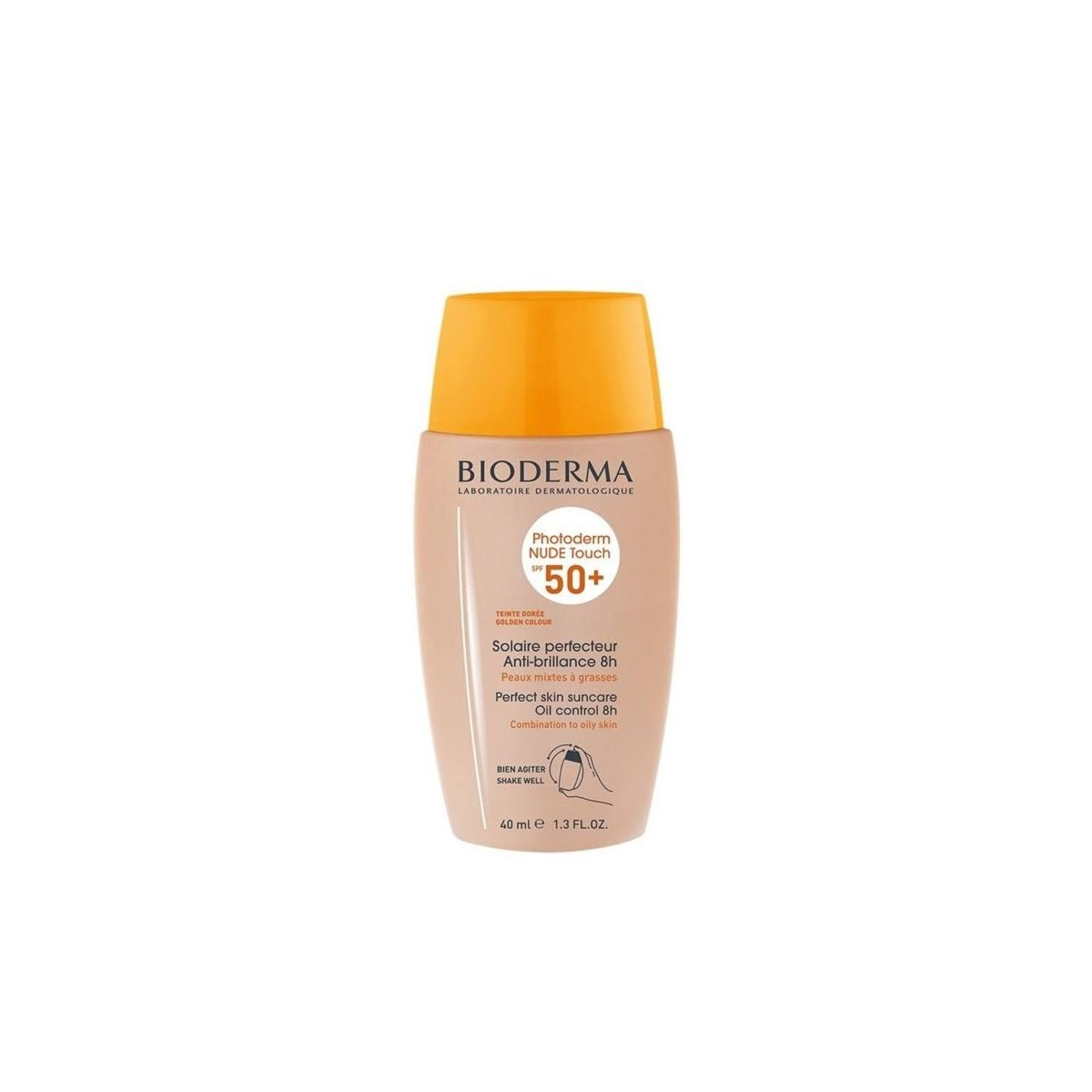 bioderma photoderm nude touch spf50 dorado 40 ml