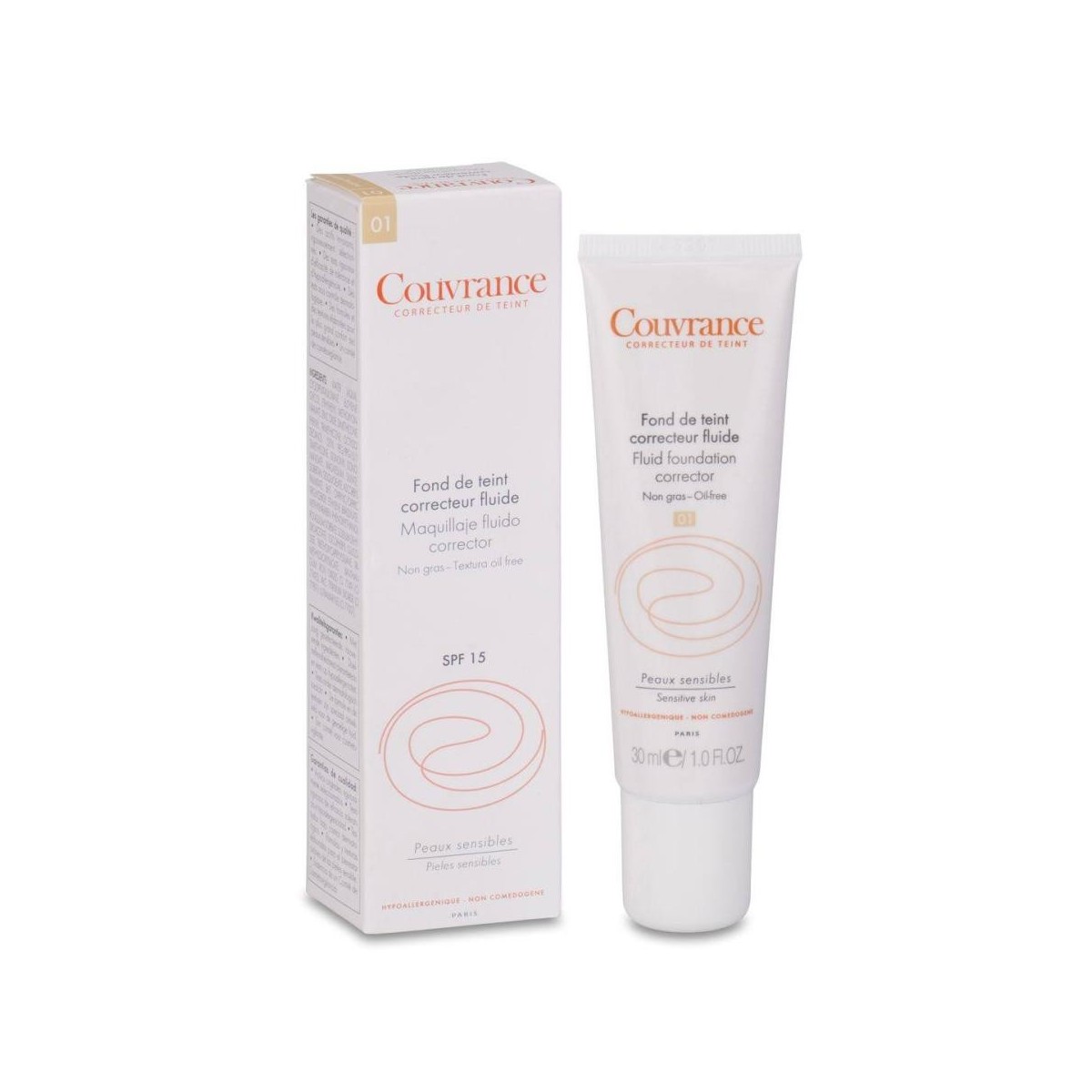 avene maquillaje fluido couvrance porcelana 30ml