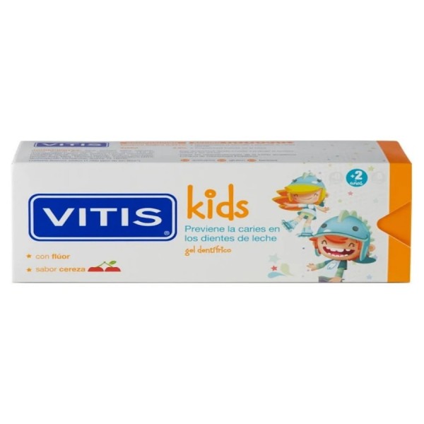 vitis kids gel dentifrico sabor cereza 50 mlc