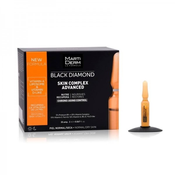 black diamond skin complex martiderm 30 ampollas