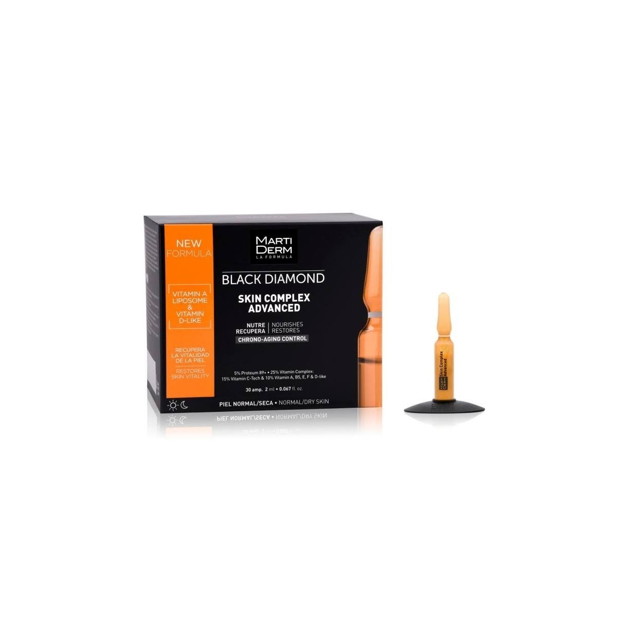 black diamond skin complex martiderm 30 ampollas