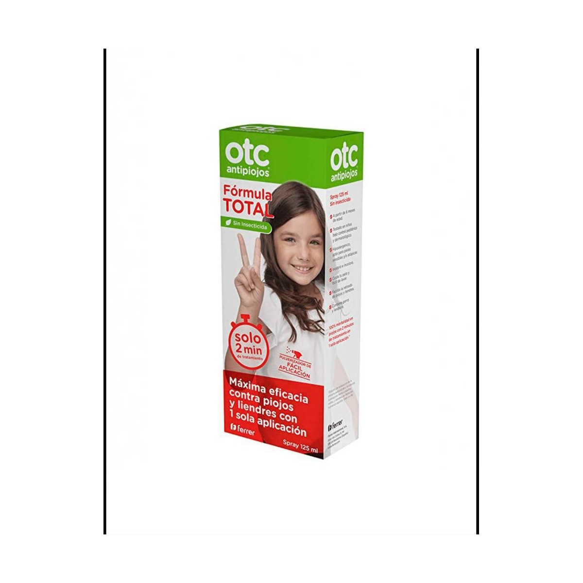 otc antipiojos formula total 125 ml