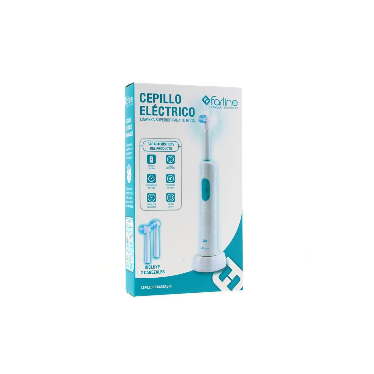 farline cepillo electrico recargable