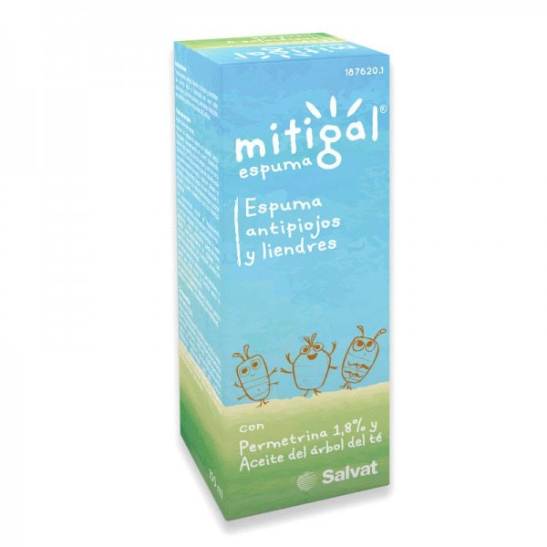 mitigal espuma antipiojos y liendres 100 ml