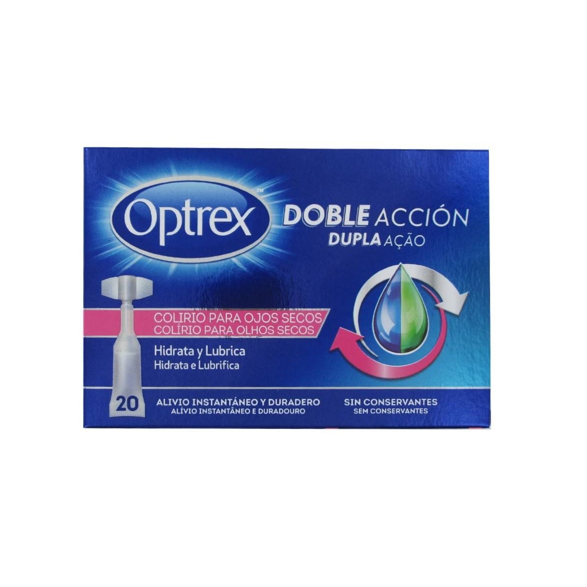 optrex doble accion ojos secos 20 monodosis