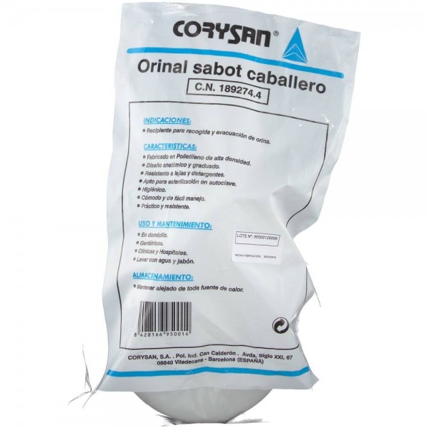 corysan orinal sabot caballero