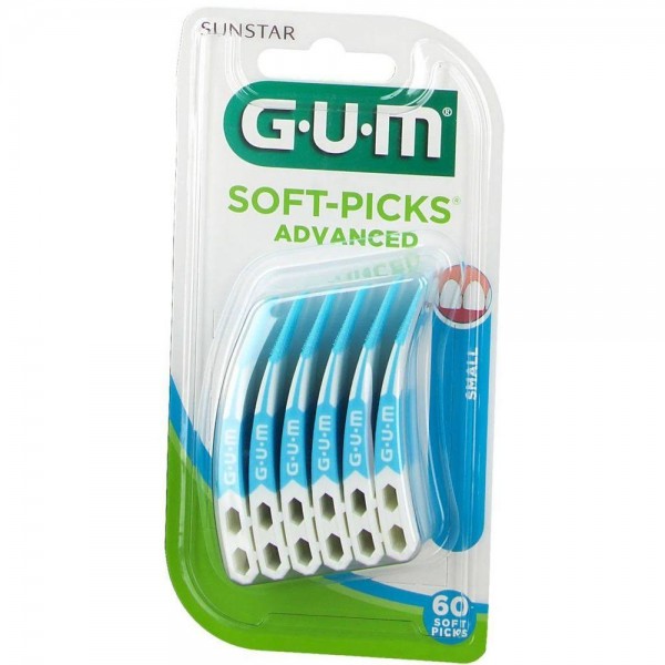gum soft picks advanced small 60 unidades