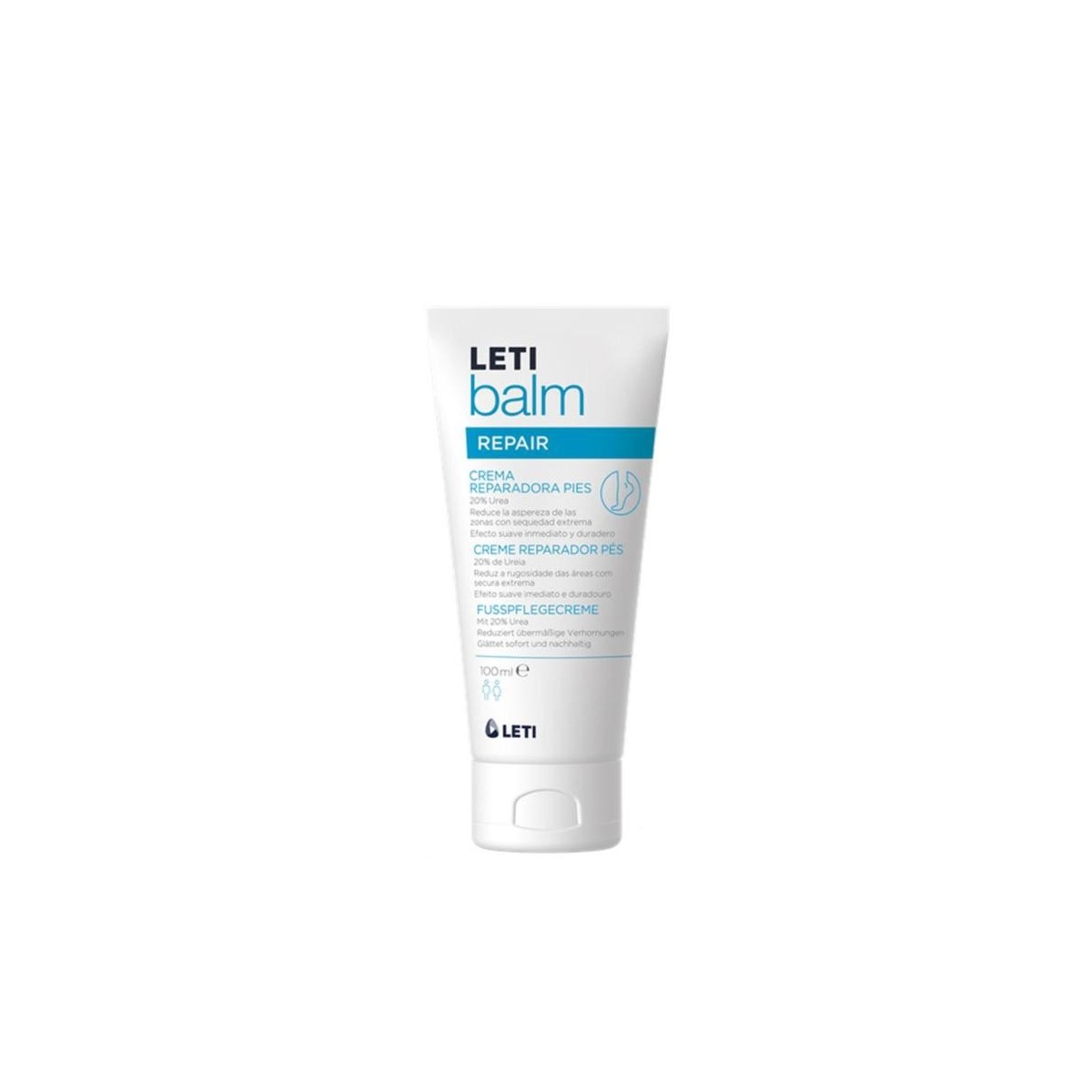 letibalm crema reparadora pies 100 ml
