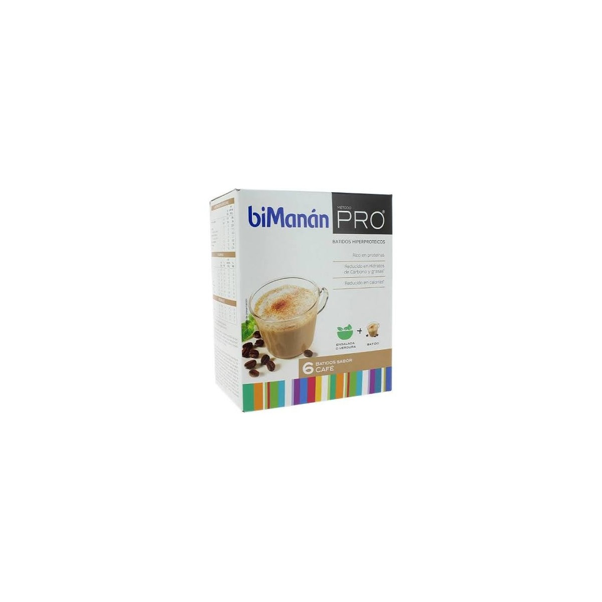 bimanan pro batido cafe 6 sobres