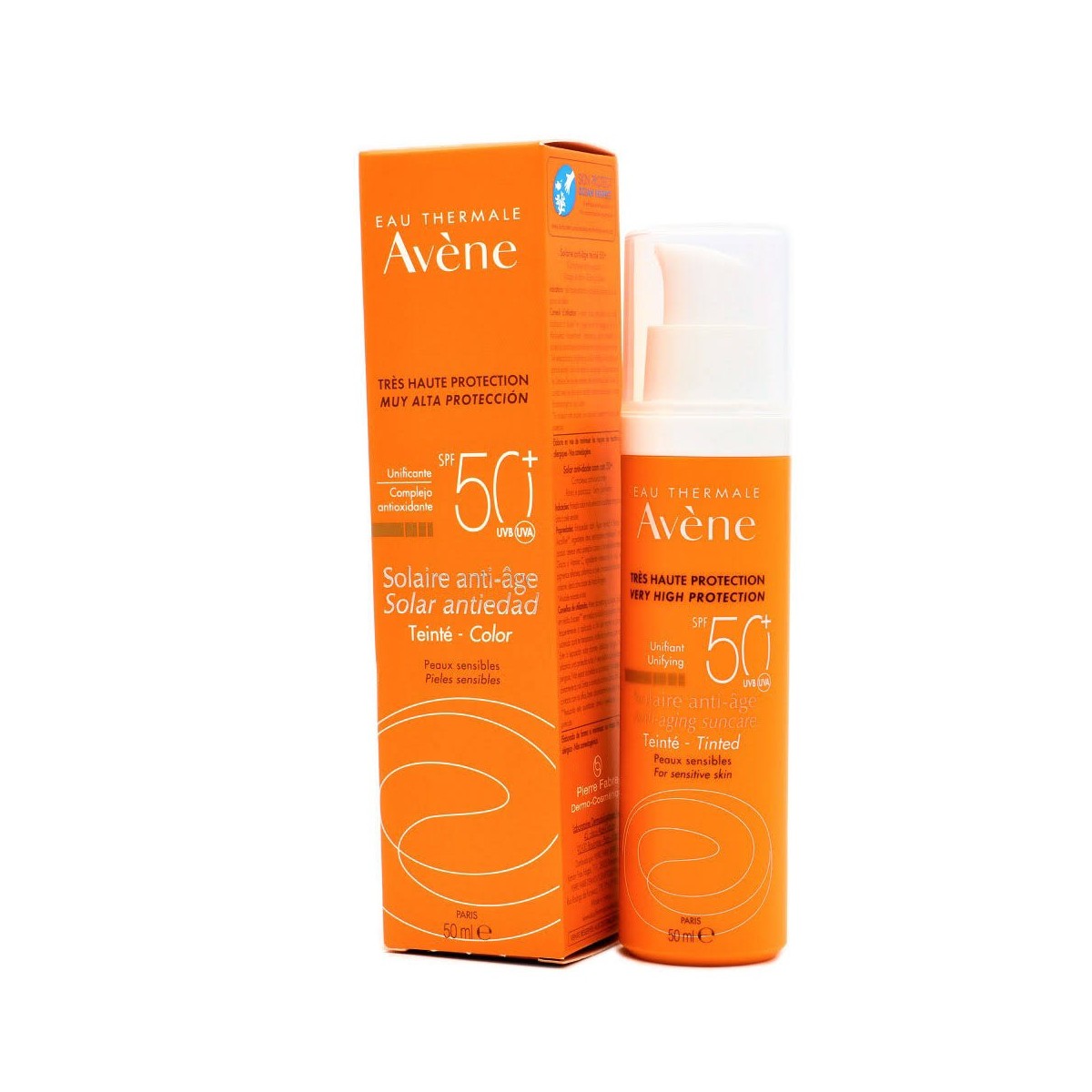 avene solar antiedad color spf50 50 ml