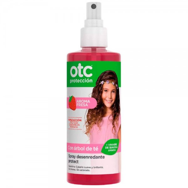 otc antipiojos spray desenredante protect fresa 250 ml