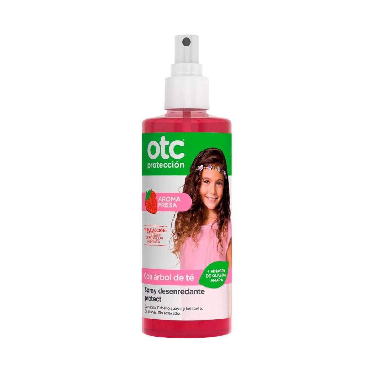 otc antipiojos spray desenredante protect fresa 250 ml