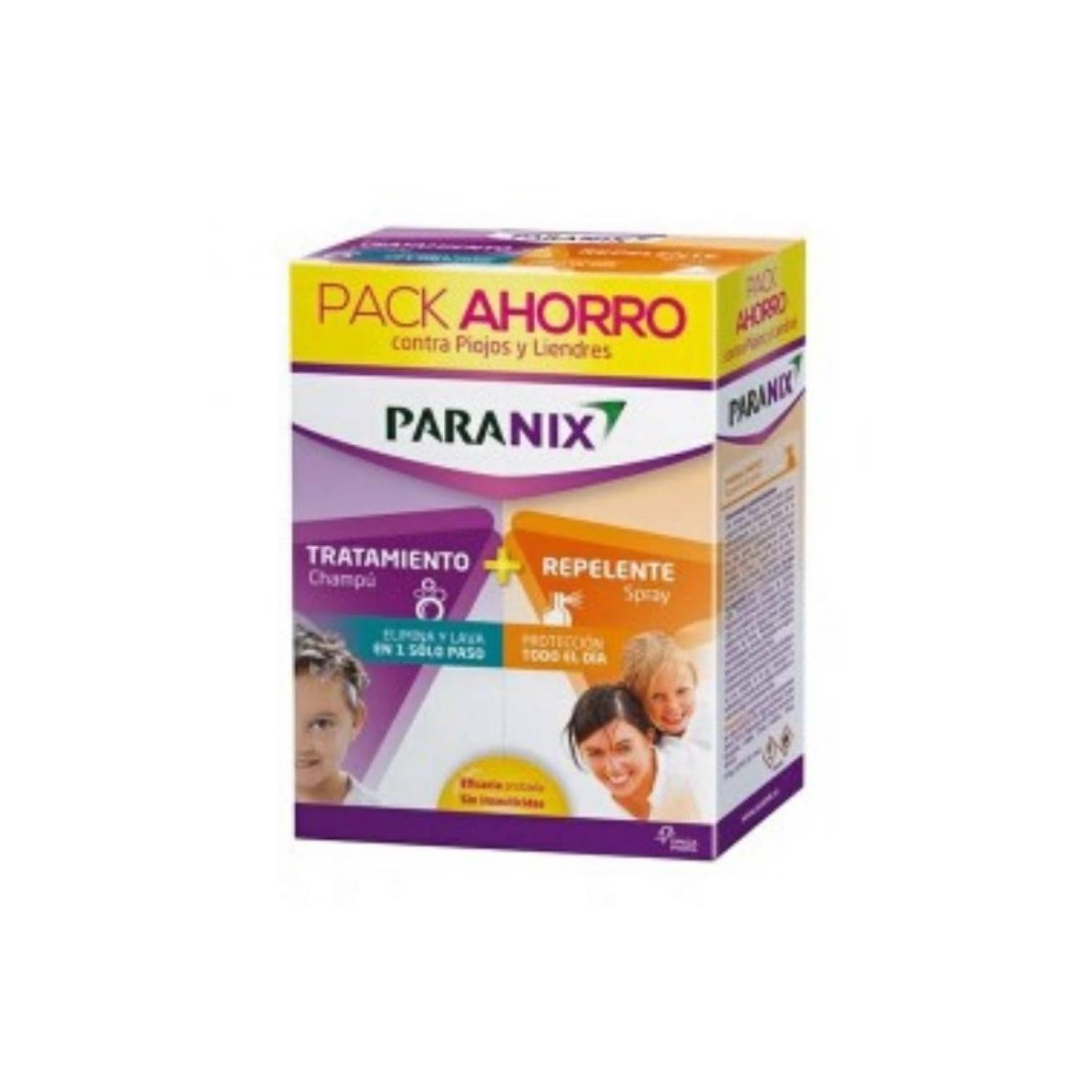 paranix pack ahorro locion contra piojos 100 ml champu contra piojos 200 ml
