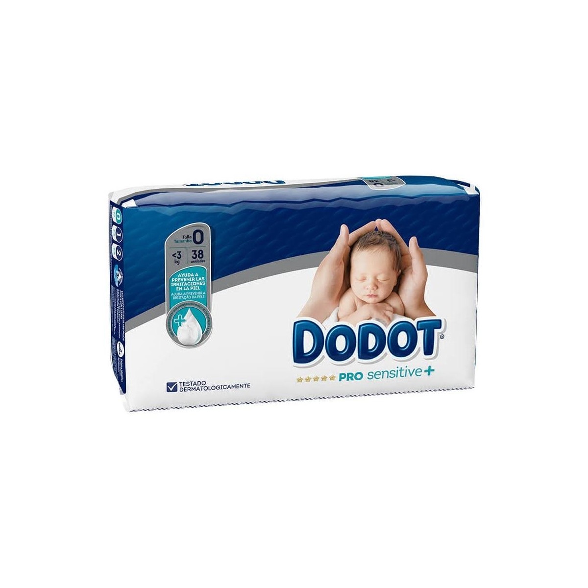 dodot pro sensitive talla 0 menos 3 kg 38 panales
