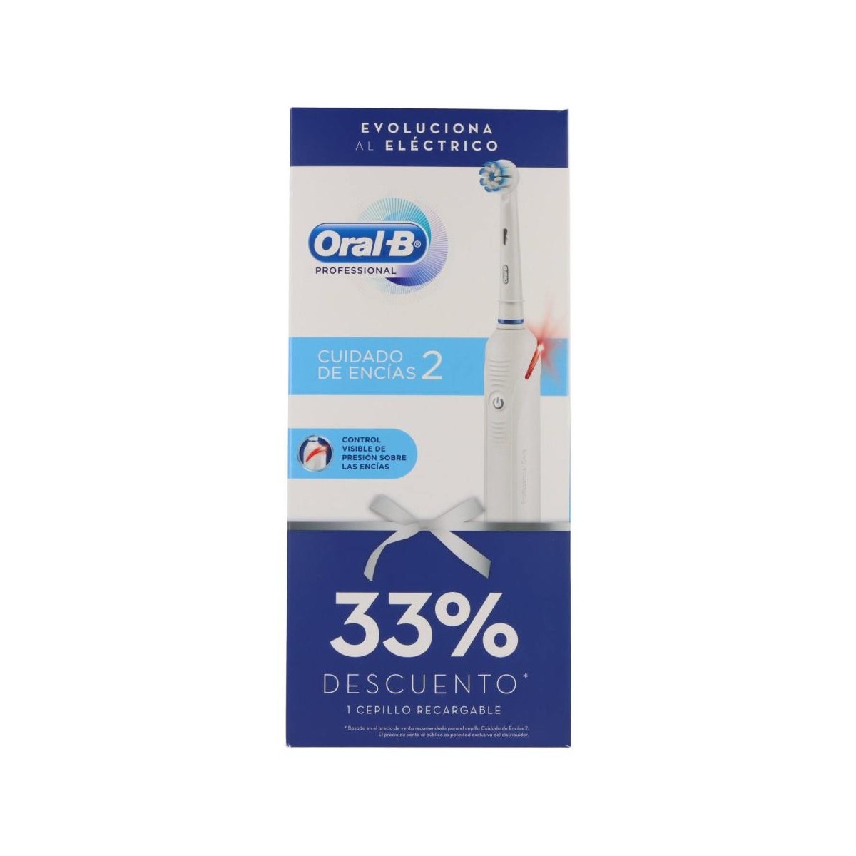 cepillo electrico oral b professional 2 cuidado encias