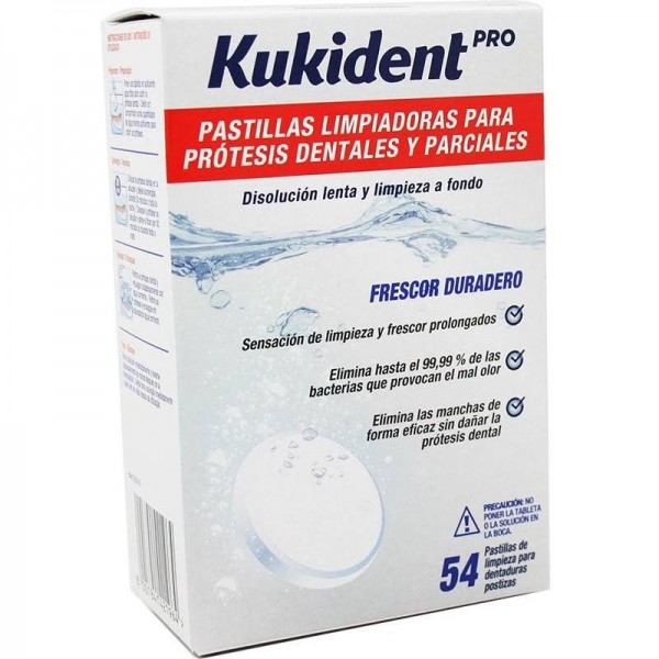 kukident 54 pastillas limpiadoras