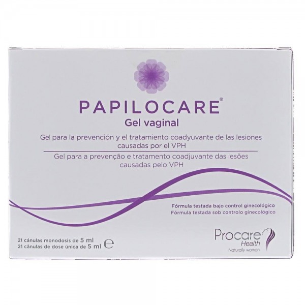 papilocare gel vaginal 21 canulas 5 ml