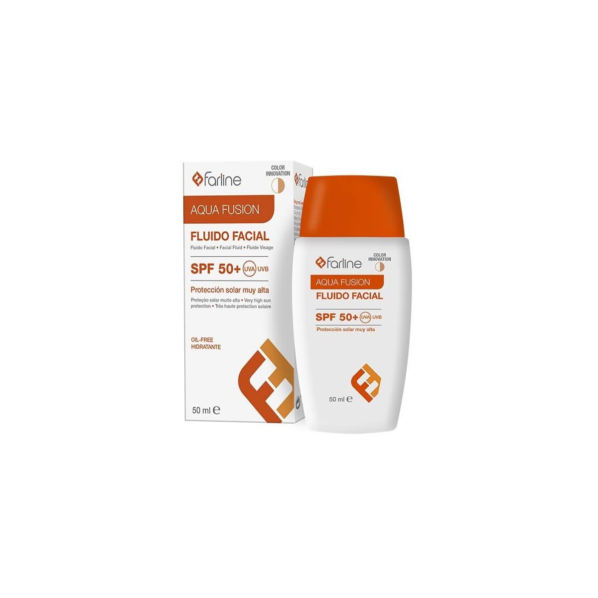 farline fluido aqua fusion color spf50 50 ml