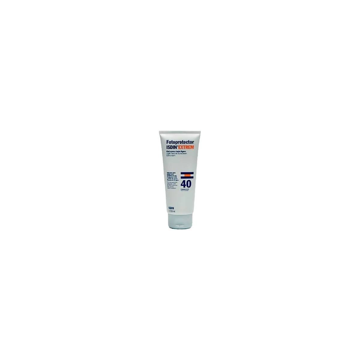 isdin fotoprotector extrem gel crema tacto ligero spf40 100ml