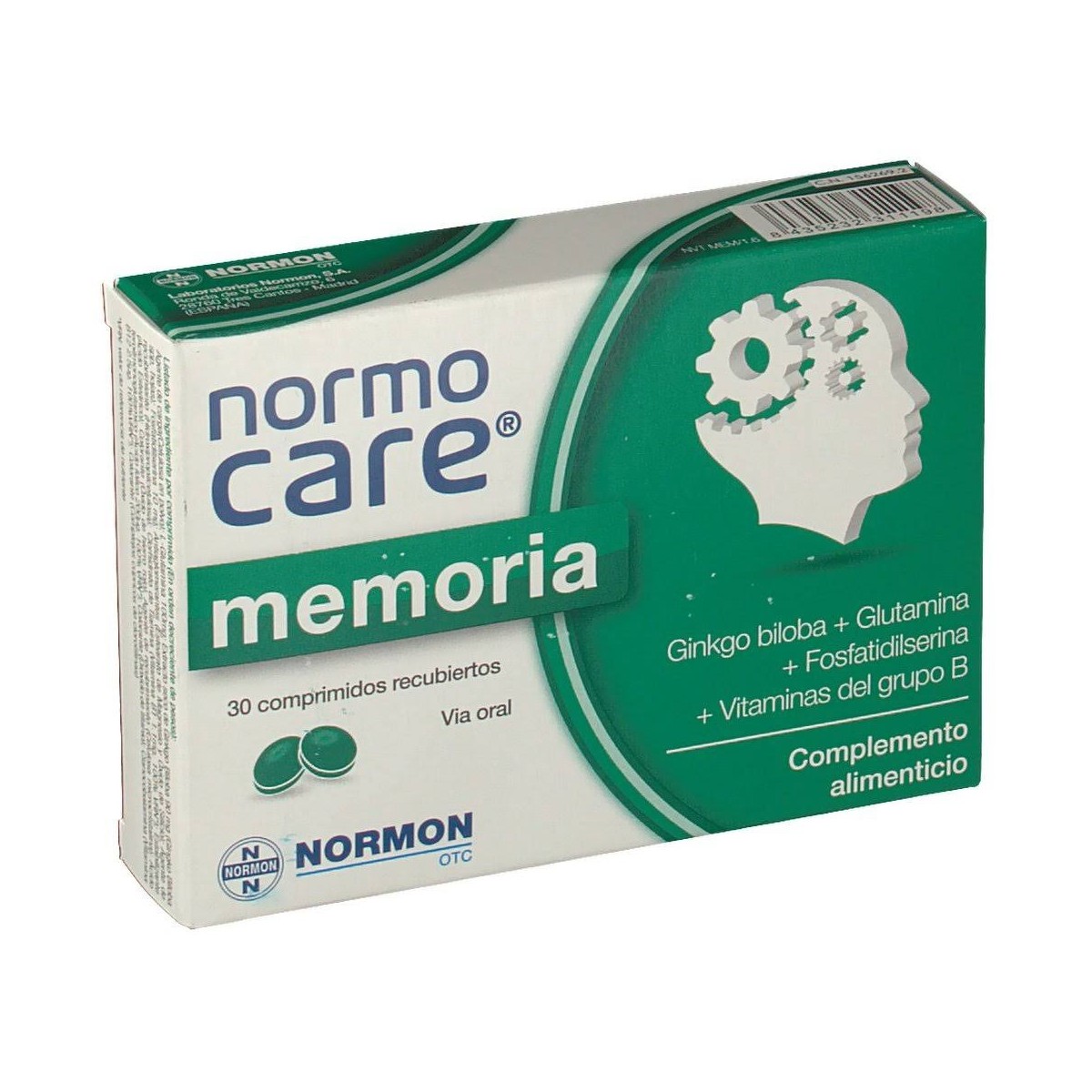 normocare memoria 30 comprimidos