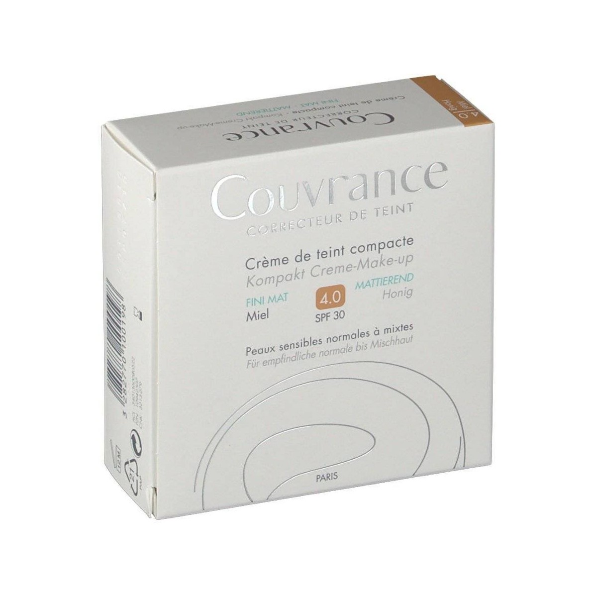 avene couvrance crema compacta oil free miel