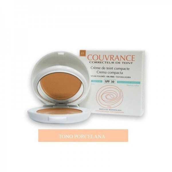 couvrance crema compacta mate porcelana avene