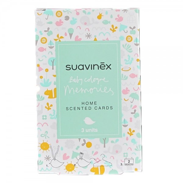 suavinex baby cologne memories 3 tarjetas perfumadas