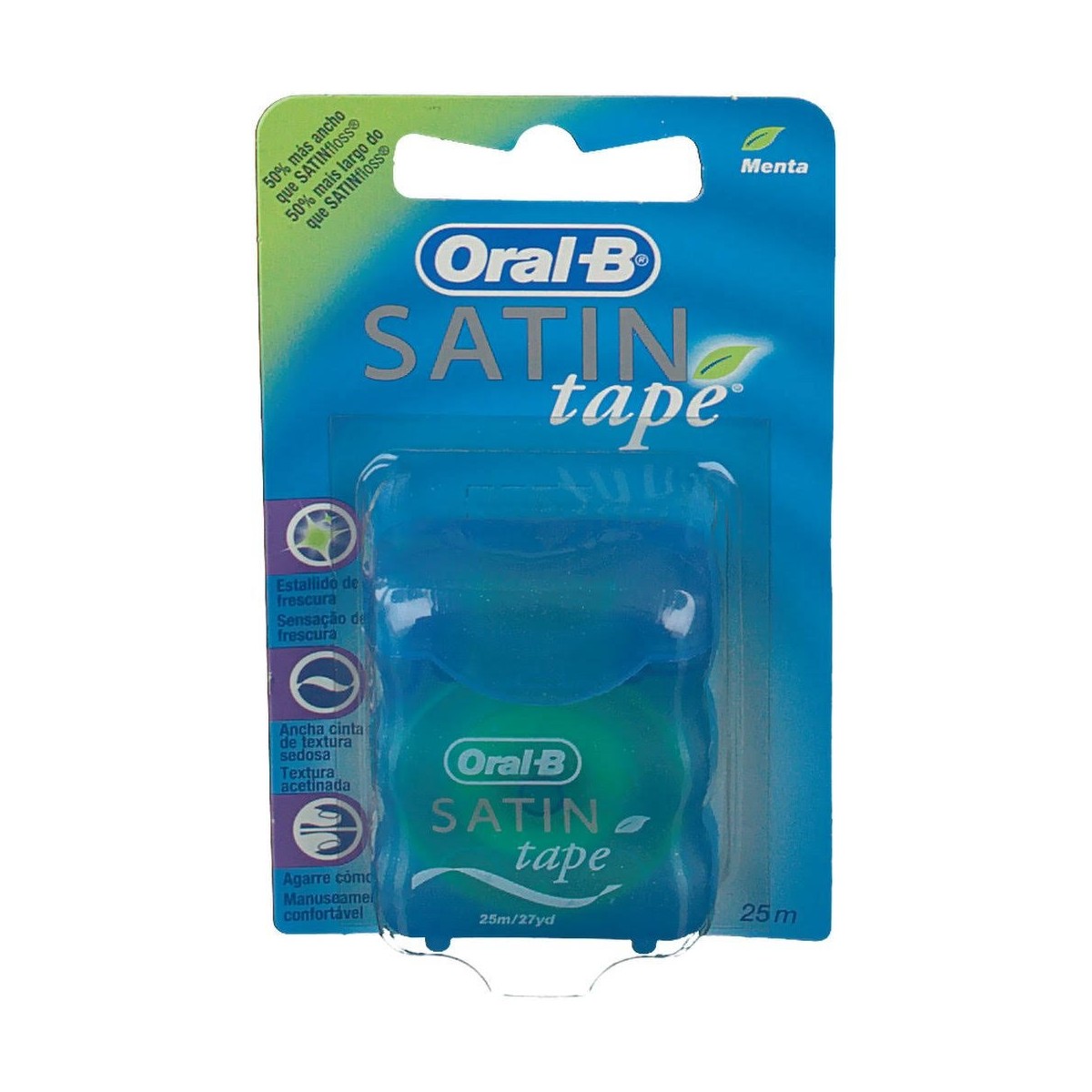 cinta dental oral b satin tape menta