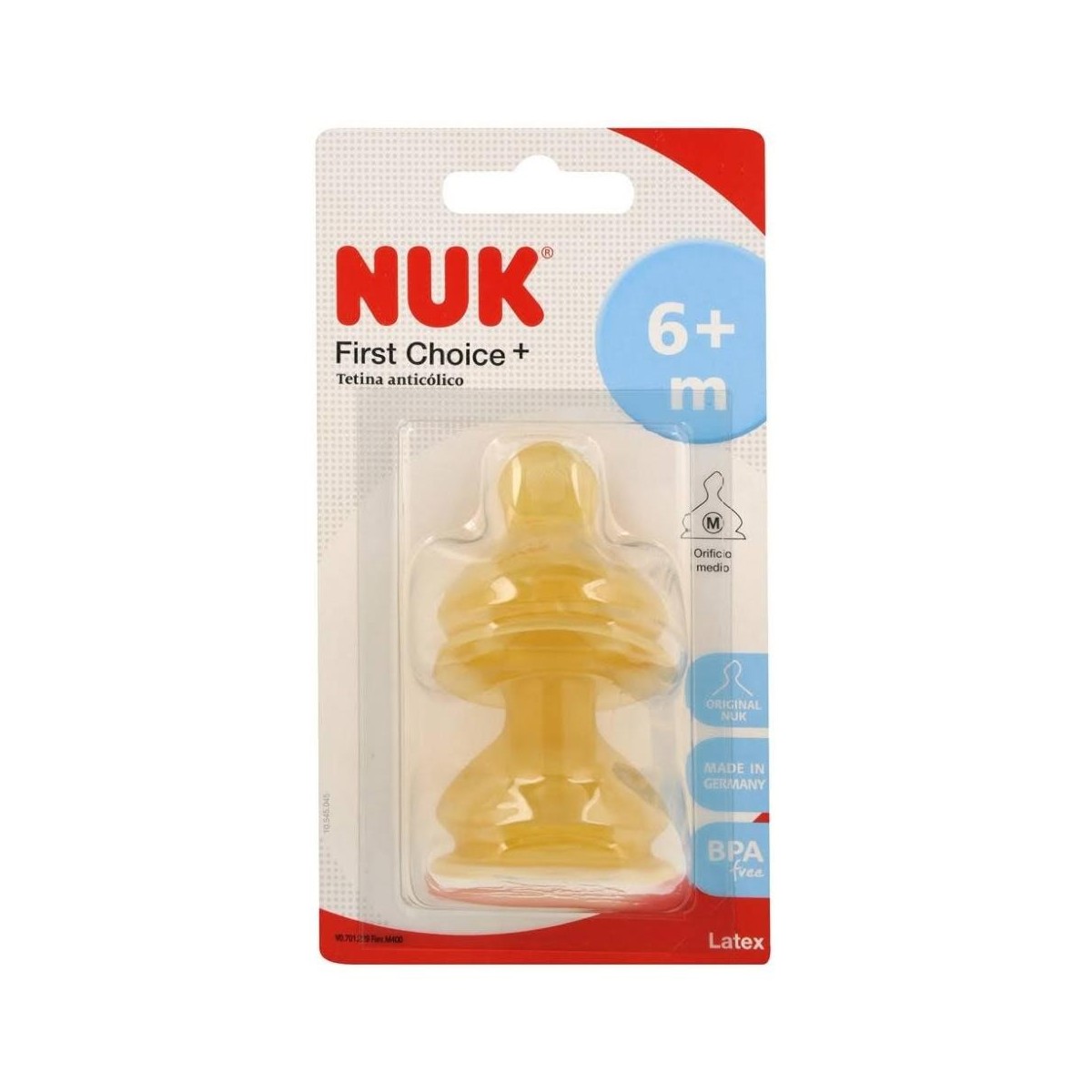 tetina nuk fc 2m latex 2 u