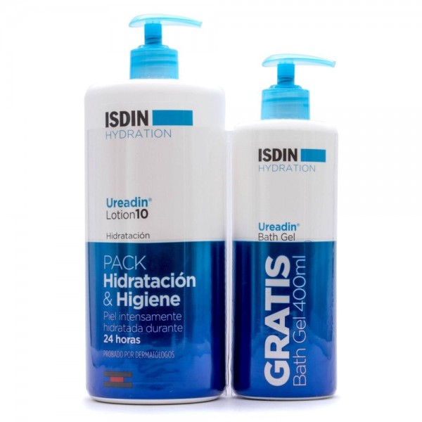 pack ureadin 10 lotion 1l bath gel 400 ml