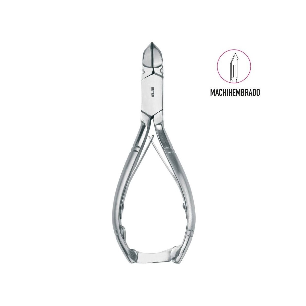 alicate pedicuro beter machihembrado inoxidable 14 cm