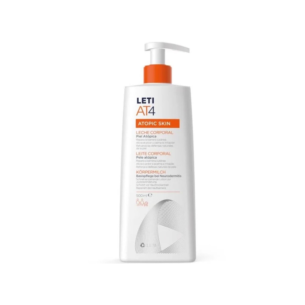 leti at4 leche corporal 500 ml