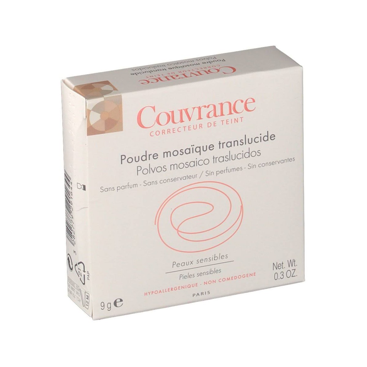 avene couvrance polvos mosaico traslucidos