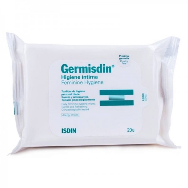 germisdin higiene intima 20 toallitas