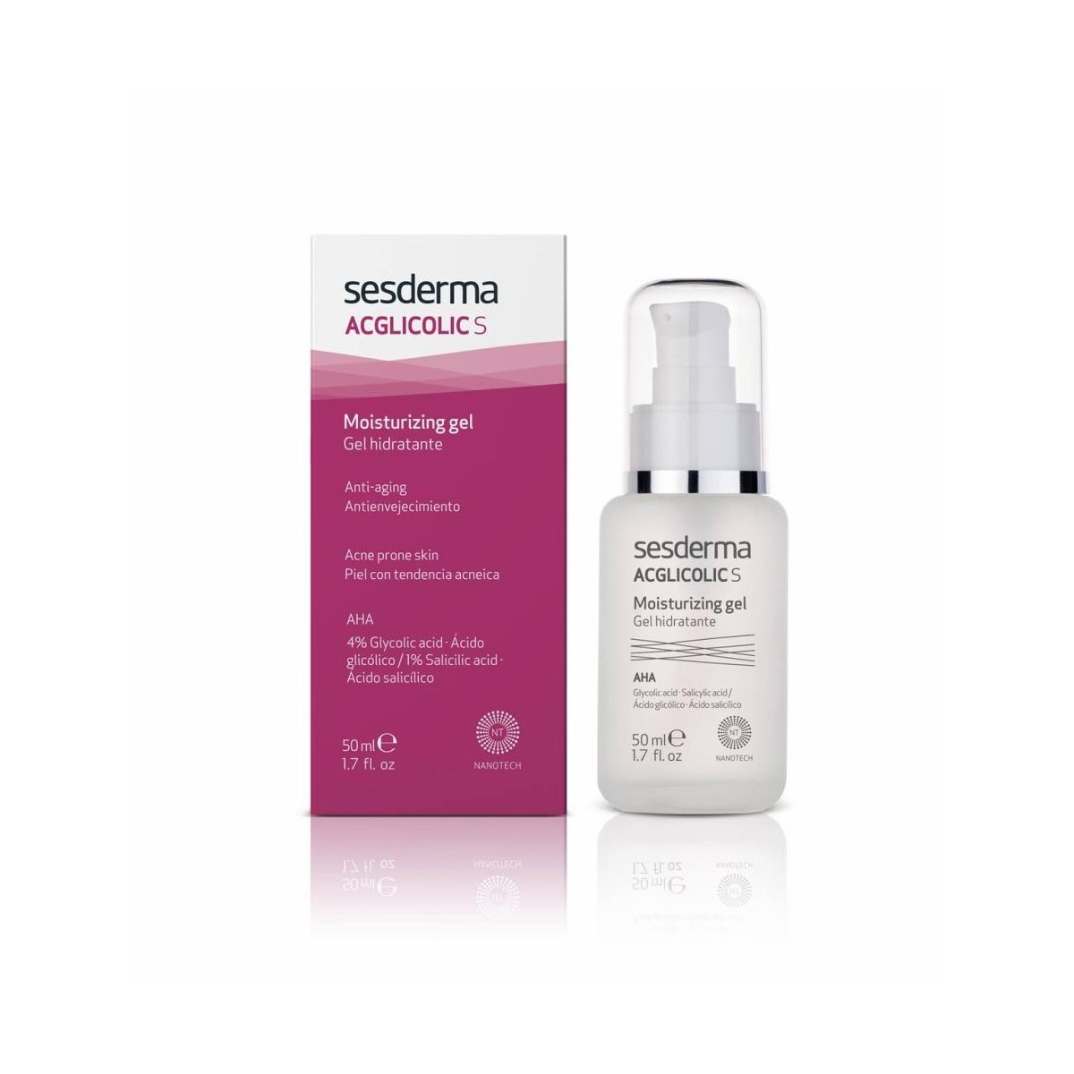 sesderma acglicolic s gel hidratante 50 ml