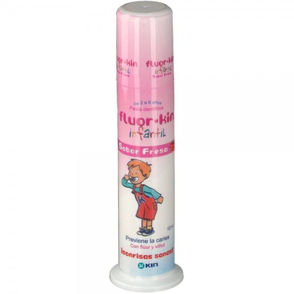 fluor kin pasta infantil 100 ml
