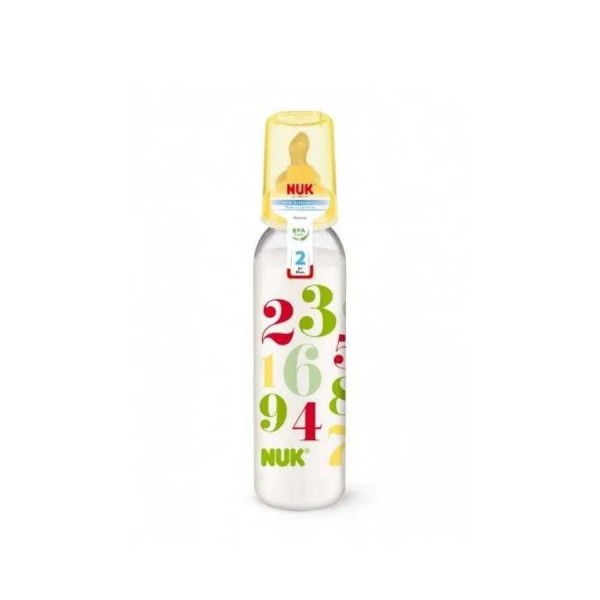nuk biberon pp latex 2l 330 ml