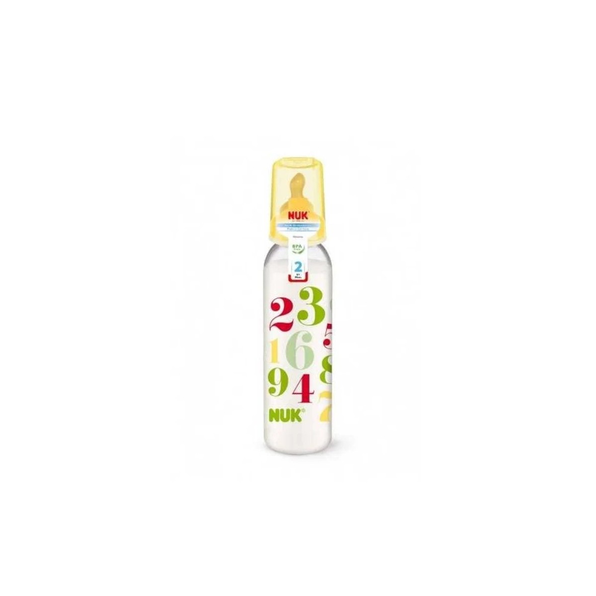 nuk biberon pp latex 2l 330 ml