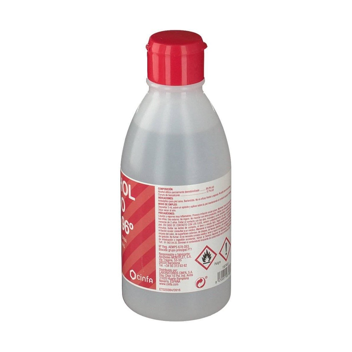 cinfa alcohol 96o 250 ml
