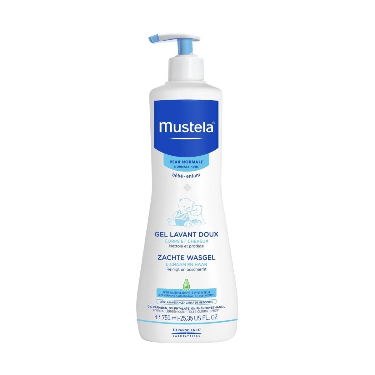 mustela gel dermo limpiador 750 ml
